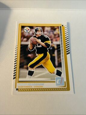Panini Football Card - Black & Yellow Steelers Design